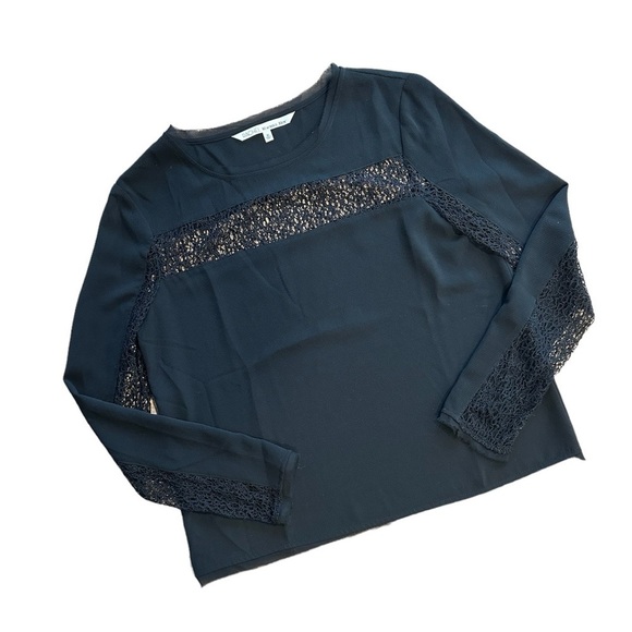 Rachel Roy black top blouse - Picture 1 of 6